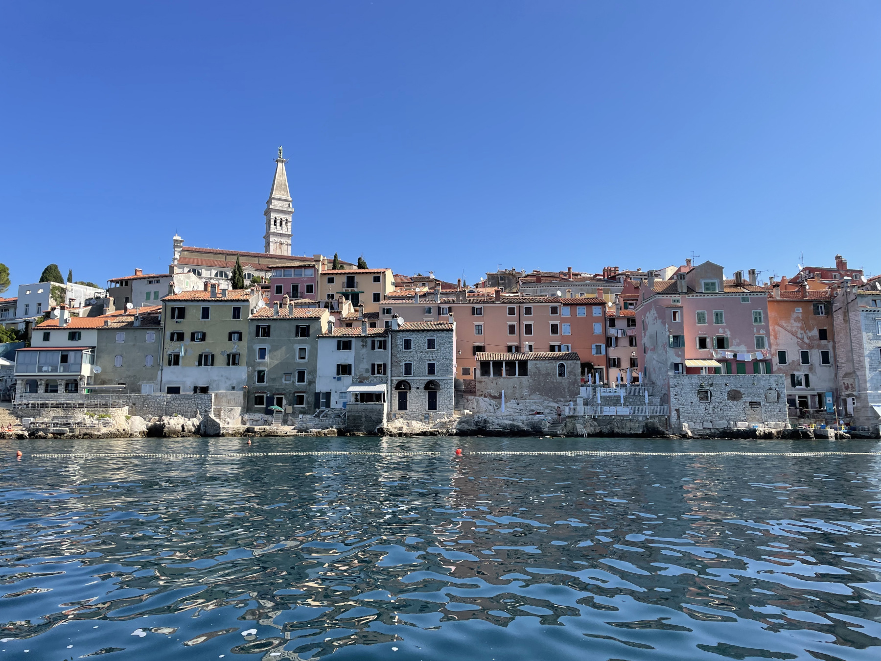 Rovinj from the sea>